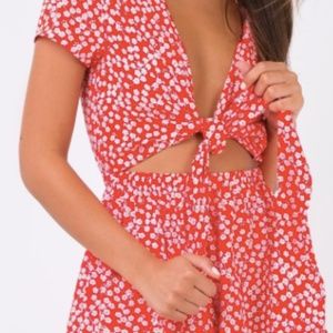 Princess Polly Virgo Tie Romper